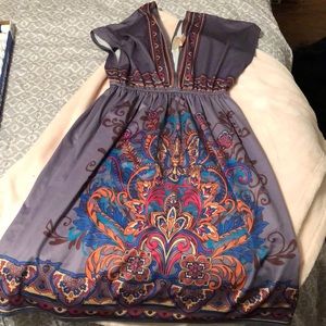 Floral print dress